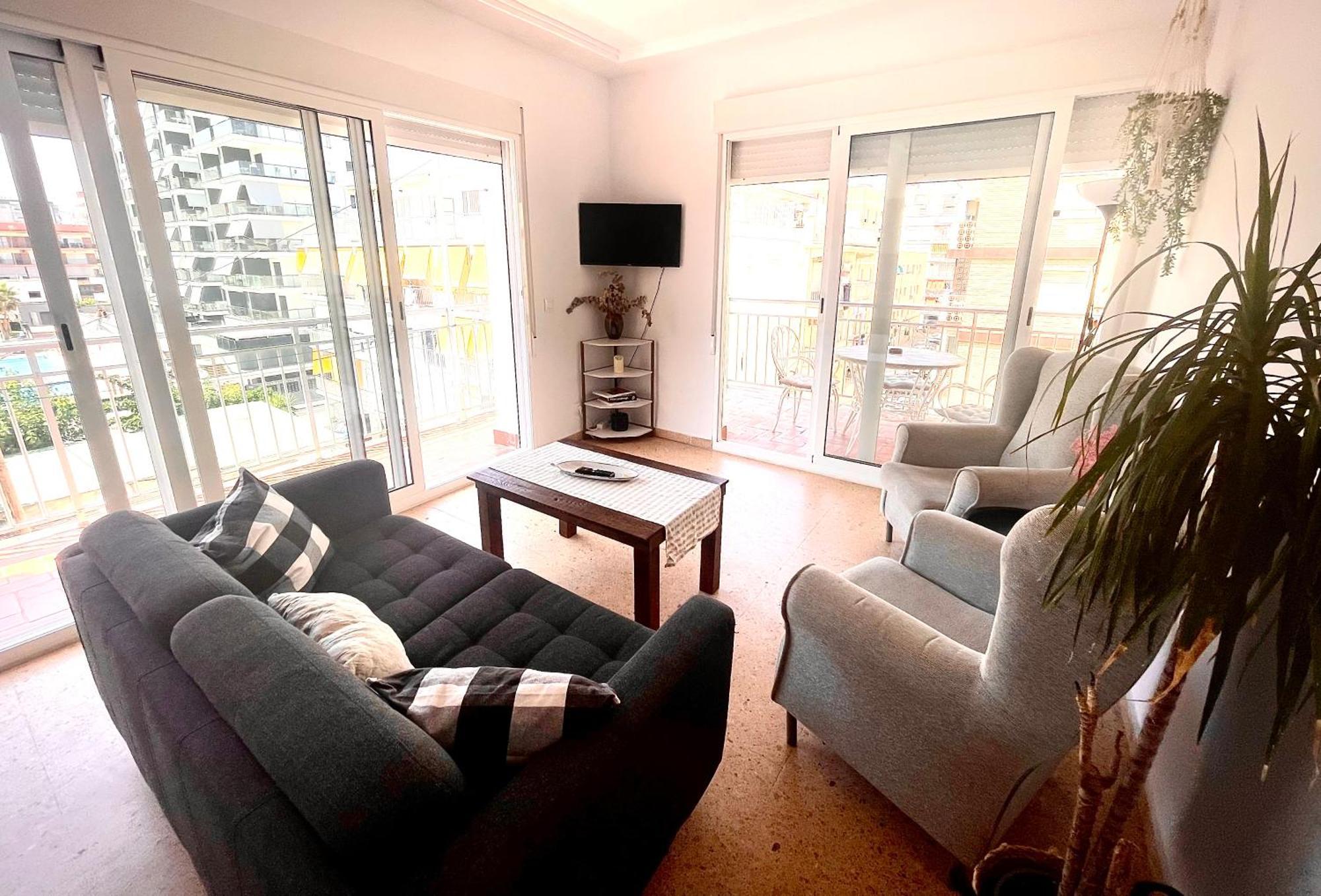 Apartamento Espacioso En La Playa De Gandia Esterno foto